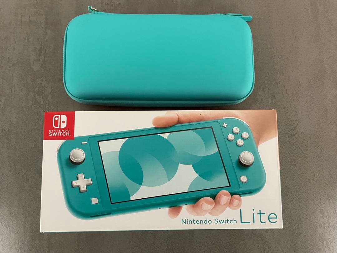 Nintendo Switch Lite ターコイズ キャリングケース付き