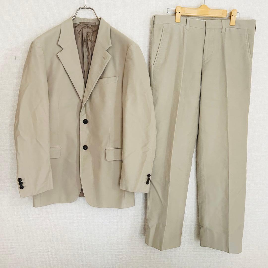 【高級品】PRADA プラダ　スーツ　セットアップ　ジャケット　パンツ　ベージュ