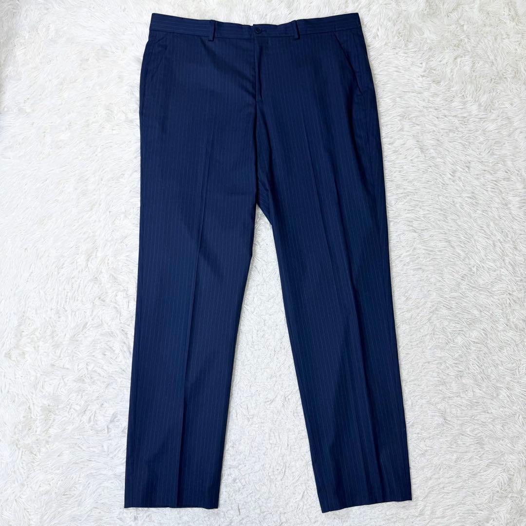 【美品】ZARA MAN SARTORIAL セットアップ 紺 ストライプ　54