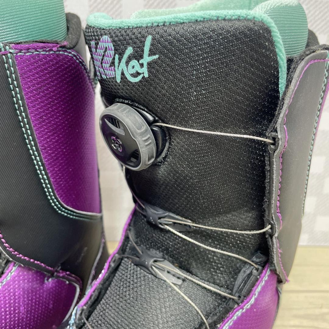 【BOA】スノーボード ブーツ「K2 KAT」21cm ジュニア インナーブルー