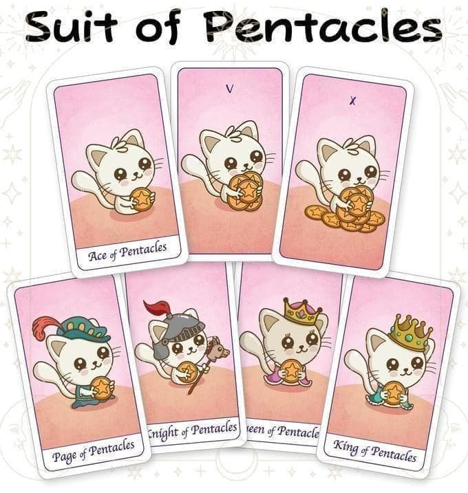 【正規品タロットカード】海外インディーズデッキ✨キュート猫ちゃんキャットタロット