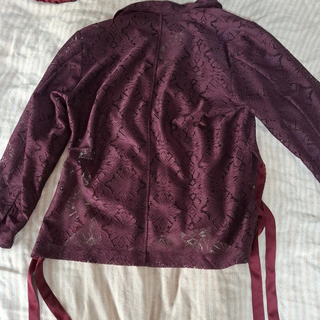 HARE ボルドー レース パンツセットアップ