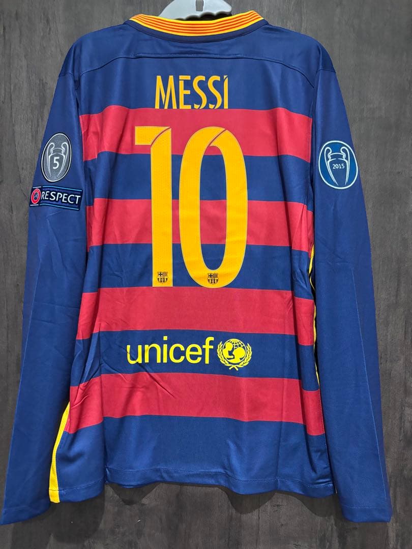 メッシ　バルセロナ　ユニフォーム　長袖
