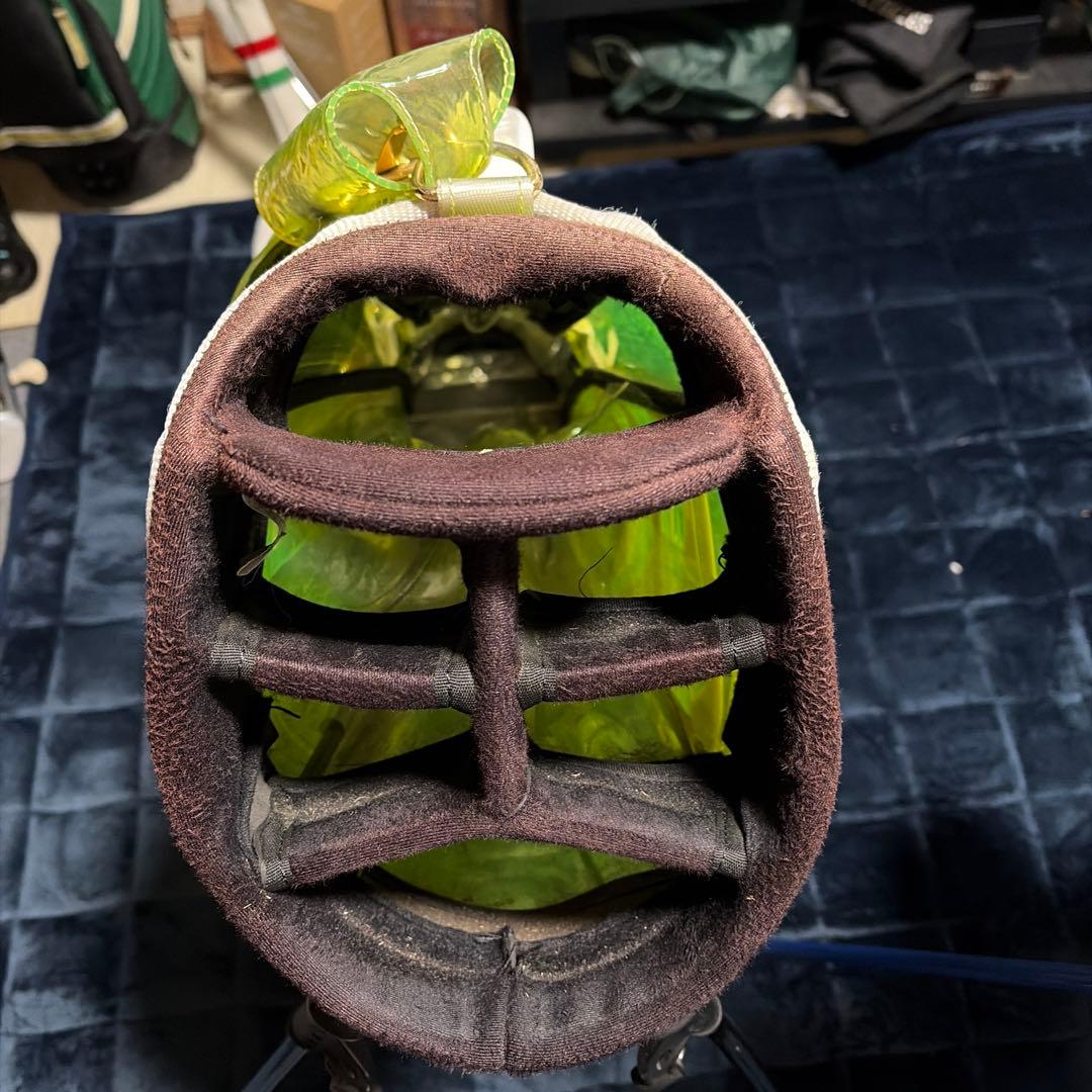 muta 透明黄緑スタンドゴルフバッグ