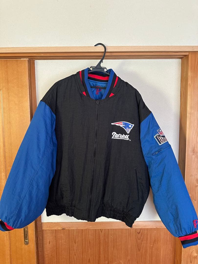 【古着】アメフト ペイトリオッツ リバーシブル ジャケット