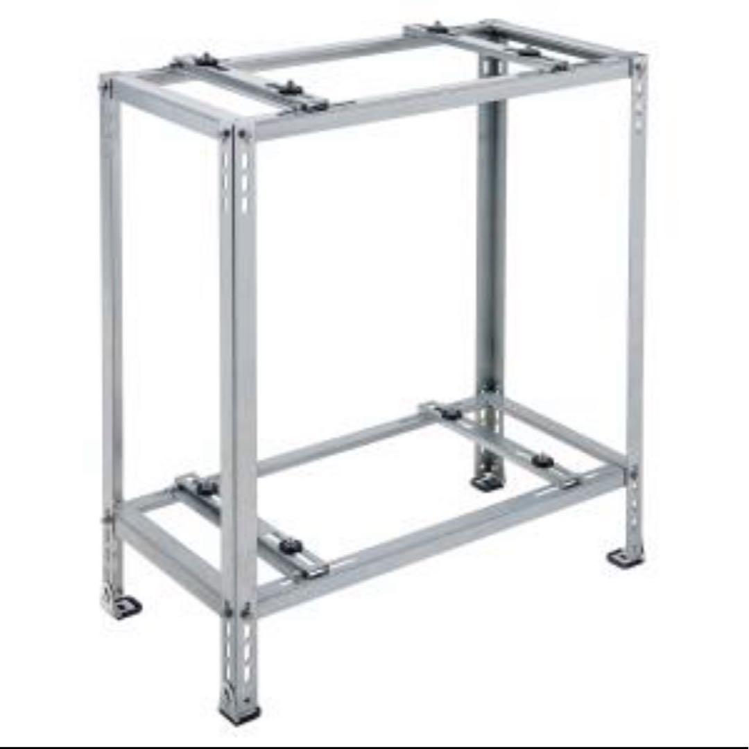 エアコン室外機　二段置き　エアコン室外ユニット架台 平地・二段置用 ZAM鋼板