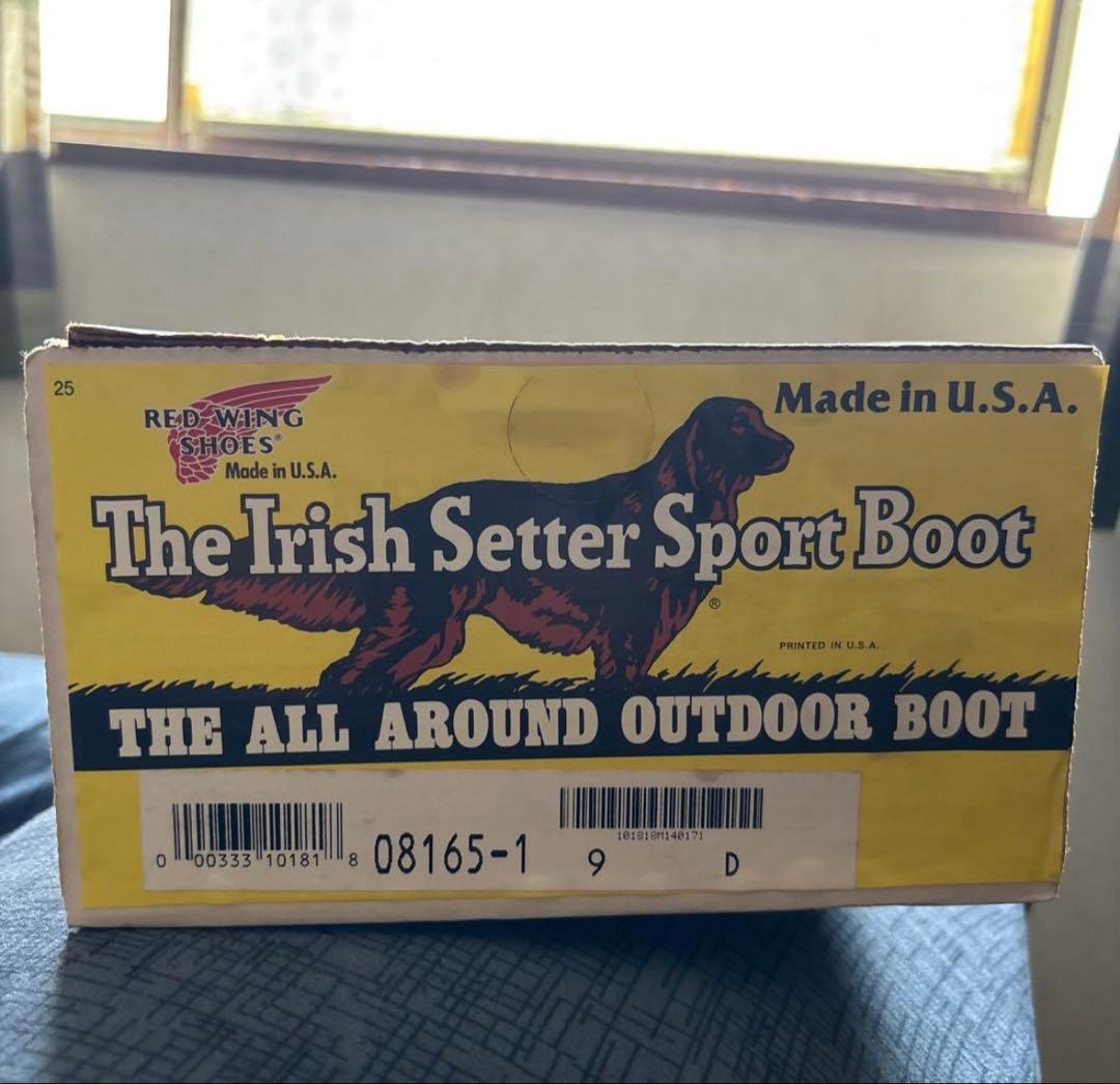 RED WING レッドウィング アイリッシュセッター 8165 四角犬タグ