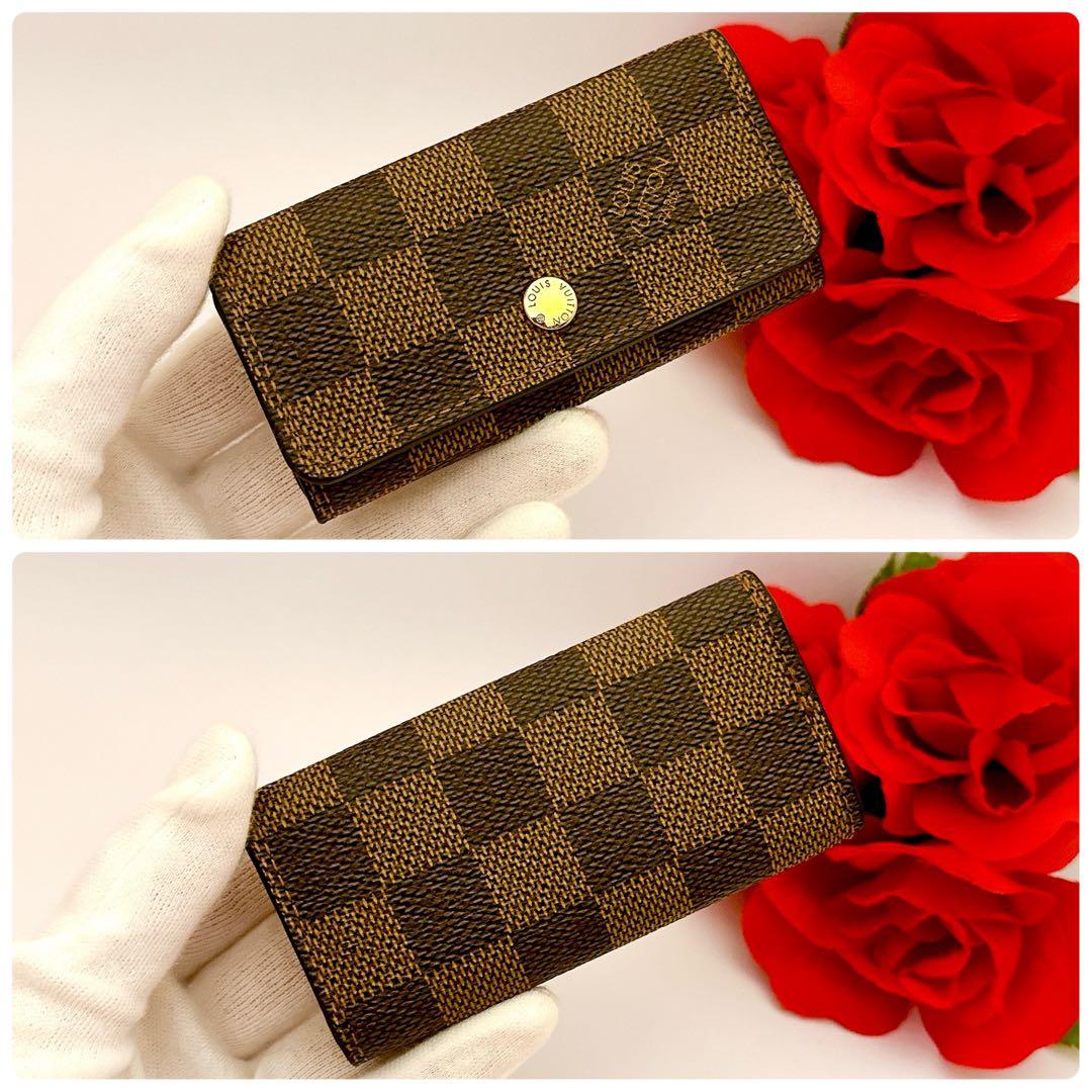 ルイヴィトン　ミュルティクレ　4連　キーケース　ダミエ　正規品