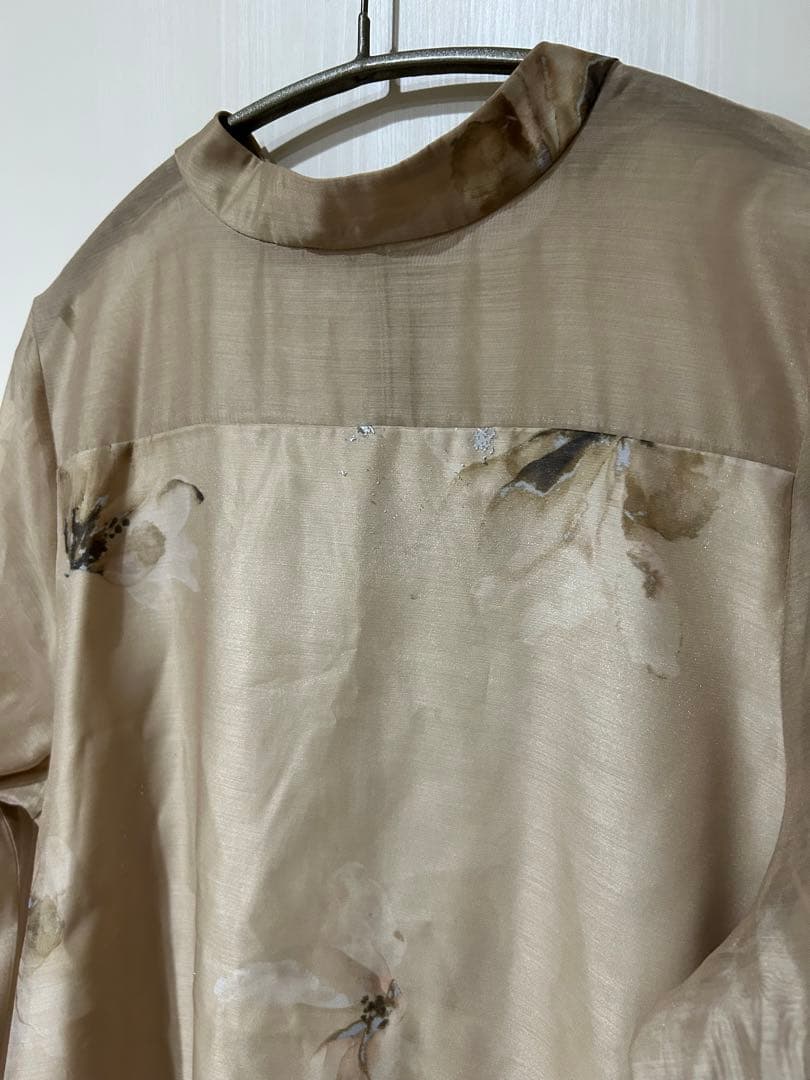 美品　willfully オケージョンドレス ワンピース TAN フリーサイズ