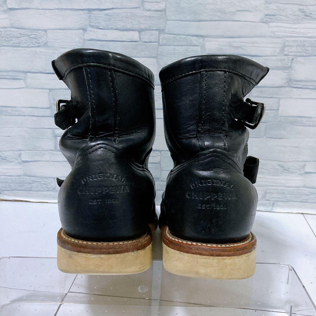 CHIPPEWA チペワ 7インチハイランダーエンジニアブーツ 黒 27.5