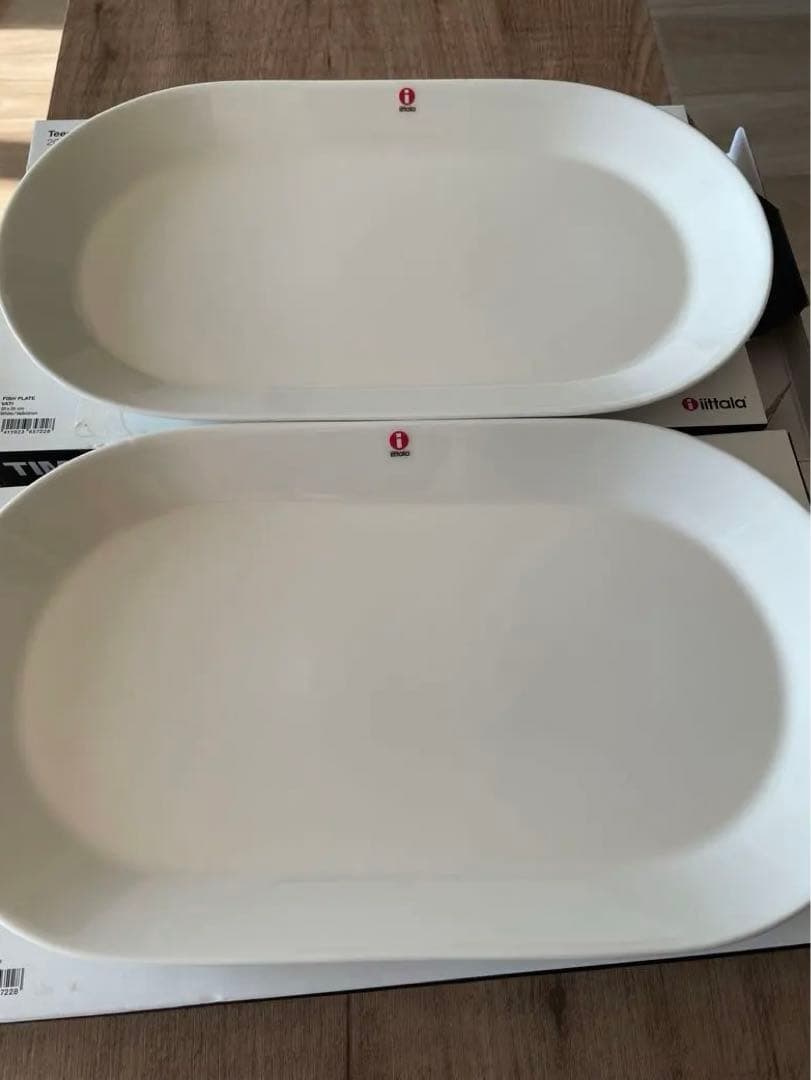 新品未使用　イッタラ　ティーマ　フィッシュプレート　2枚セット