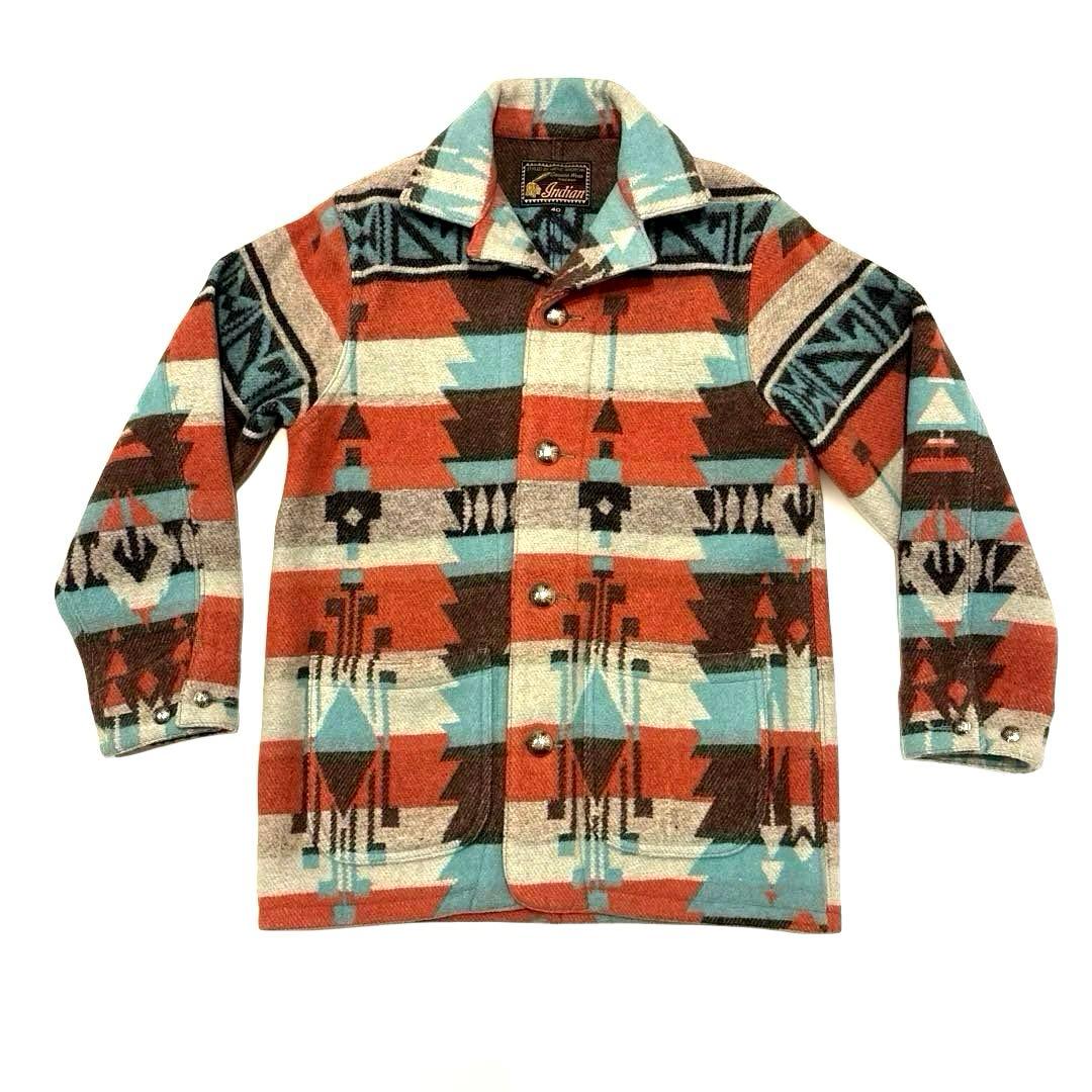 Indian motorcycle チマヨジャケット ネイティブ柄 サイズM