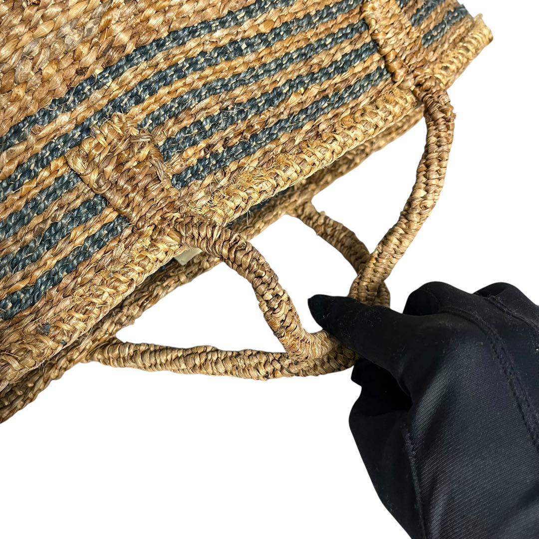 AK33【美品】　Ron Herman　ロンハーマン　ストロー　かごバッグ