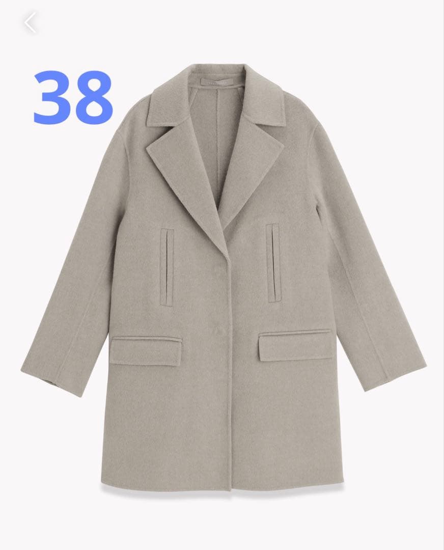 セオリーリュクス　コート　New Motion Shirley グレー　ベージュ