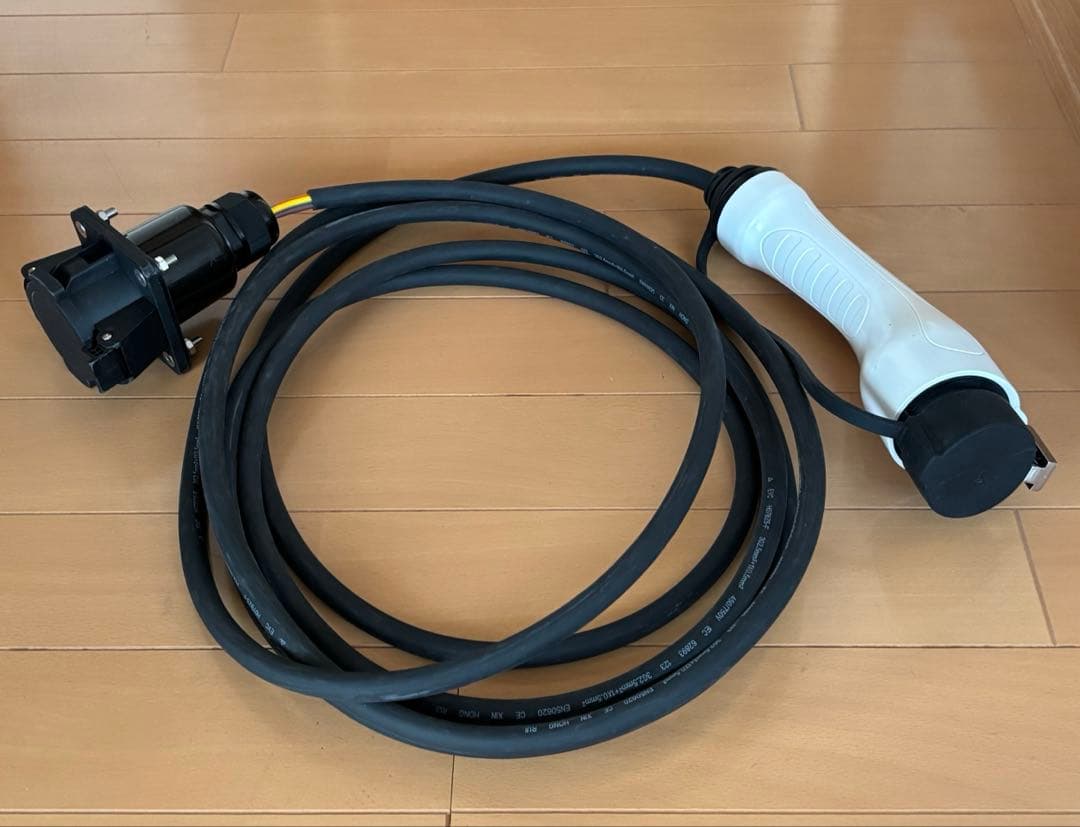 【中古品】電気自動車用充電200v延長ケーブル