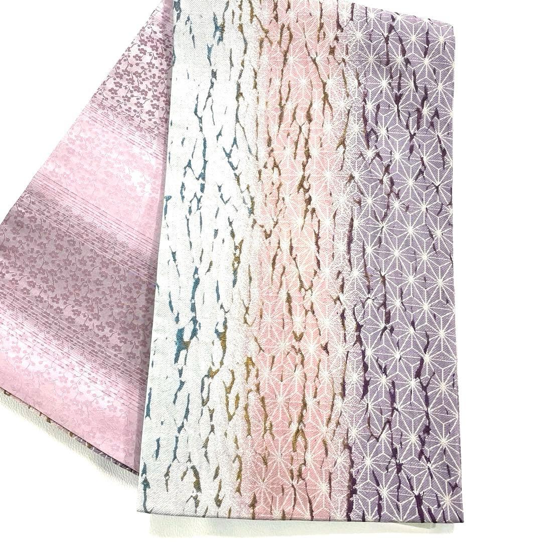 専用帯5055 ●高級 正絹 両面全通 リバーシブル 袋帯