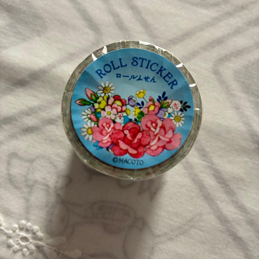 高橋真琴　ウォールキャンバス　s トリコロール　ロールふせん　フラワーミックス