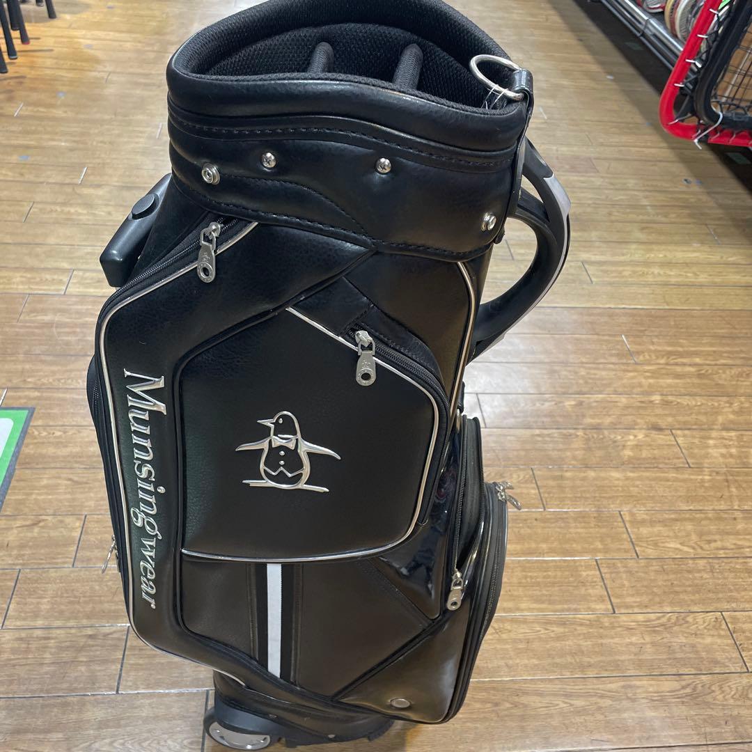 Munsingwear ブラック キャディバッグ