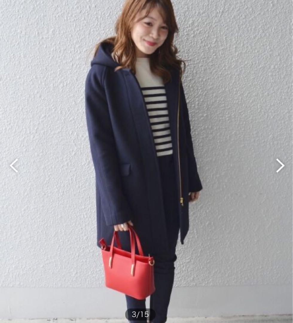 SHIPS ハミルトン 2WAYコート ネイビー 38 M