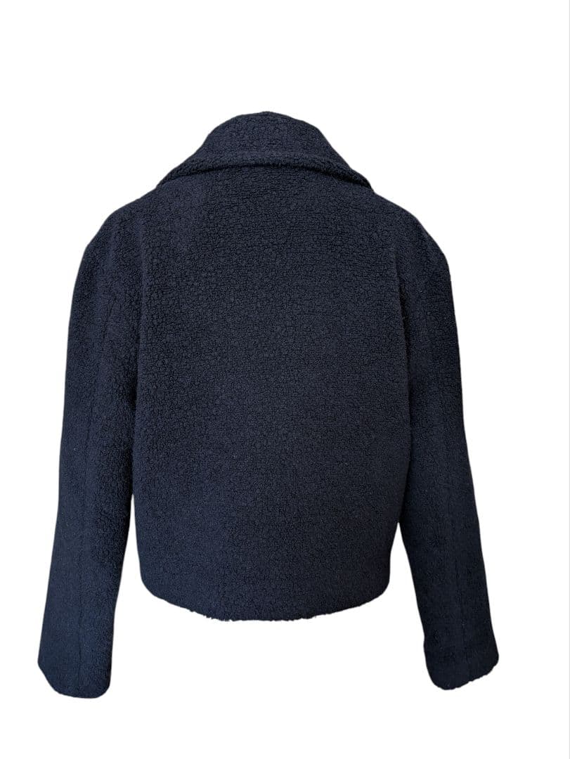 極美品セオリー 定価7万 22AW TEDDY FLEECE ボアPコート