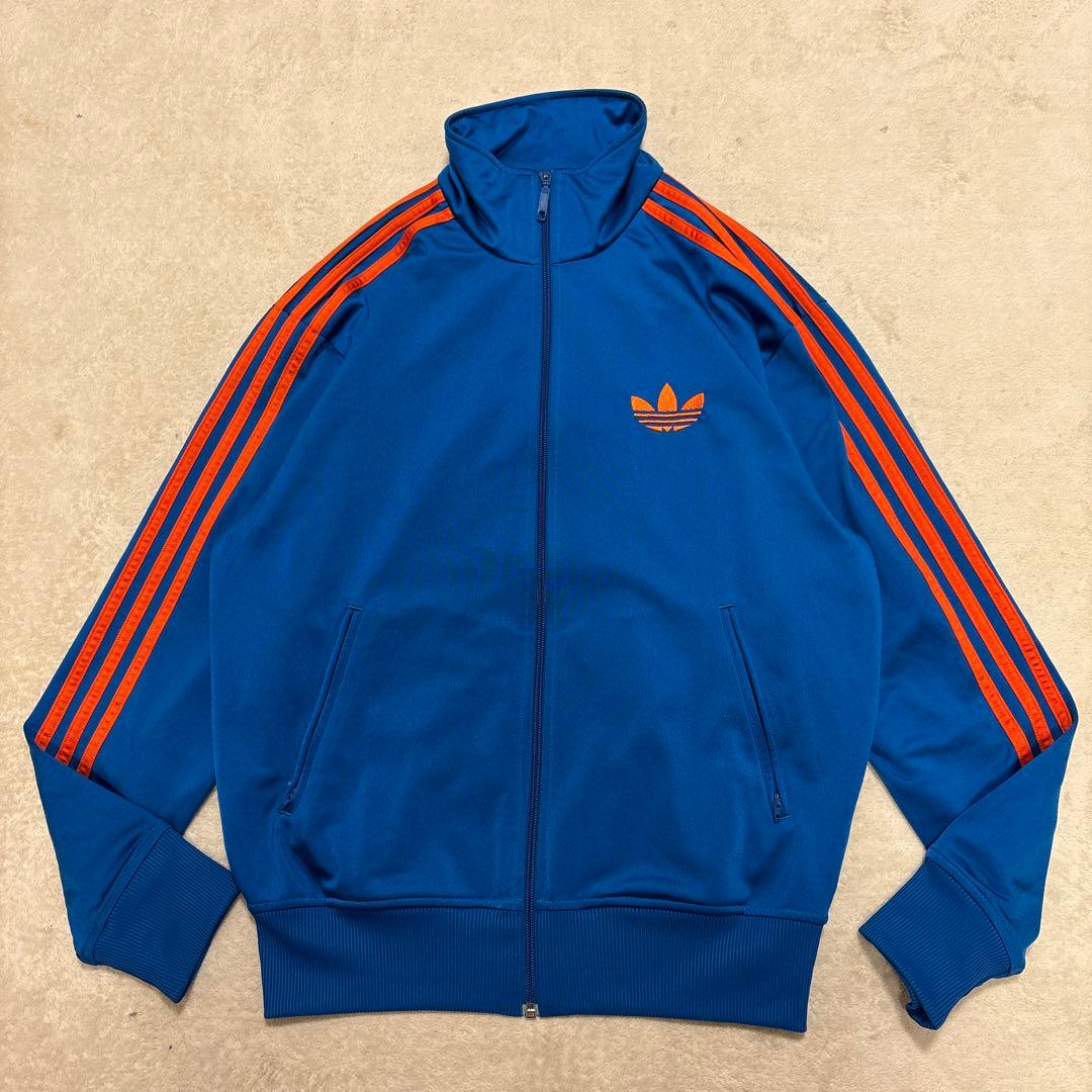 【レアカラー‼️】美品 adidasファイヤーバードトラックジャケット 青オレンジ