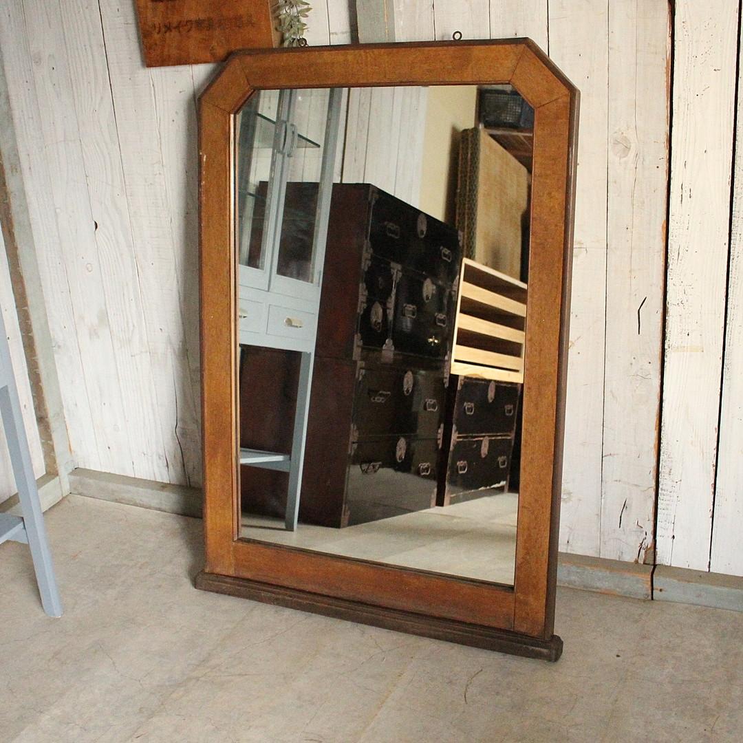 Y*Y様 アンティーク　大型の木枠ミラー