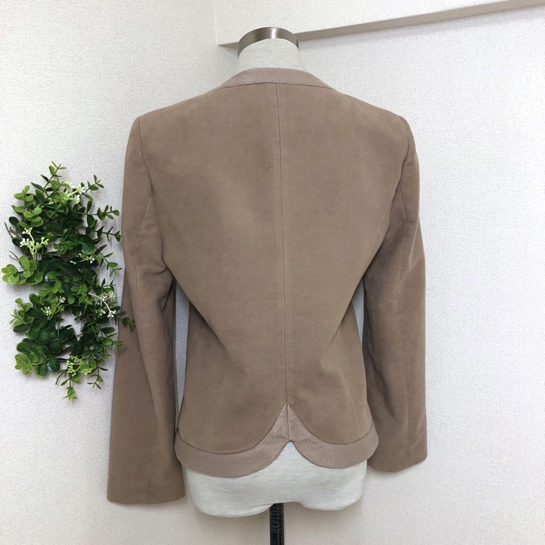 エンポリオアルマーニジーンズノーカラー ジャケットブルゾン