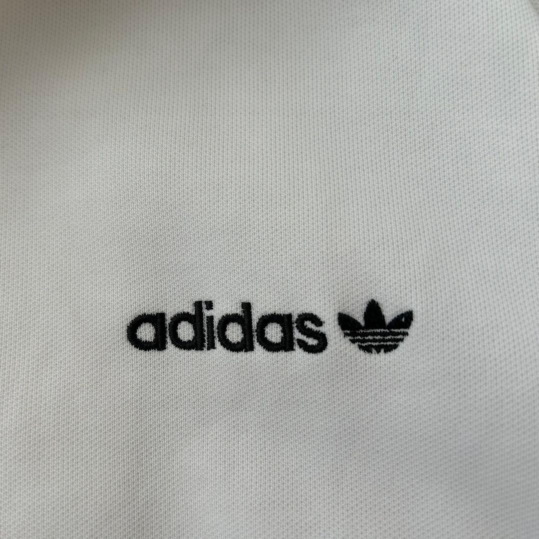 adidas トラックジャケット ジャージ ベッケンバウアー 白黒 O 刺繍