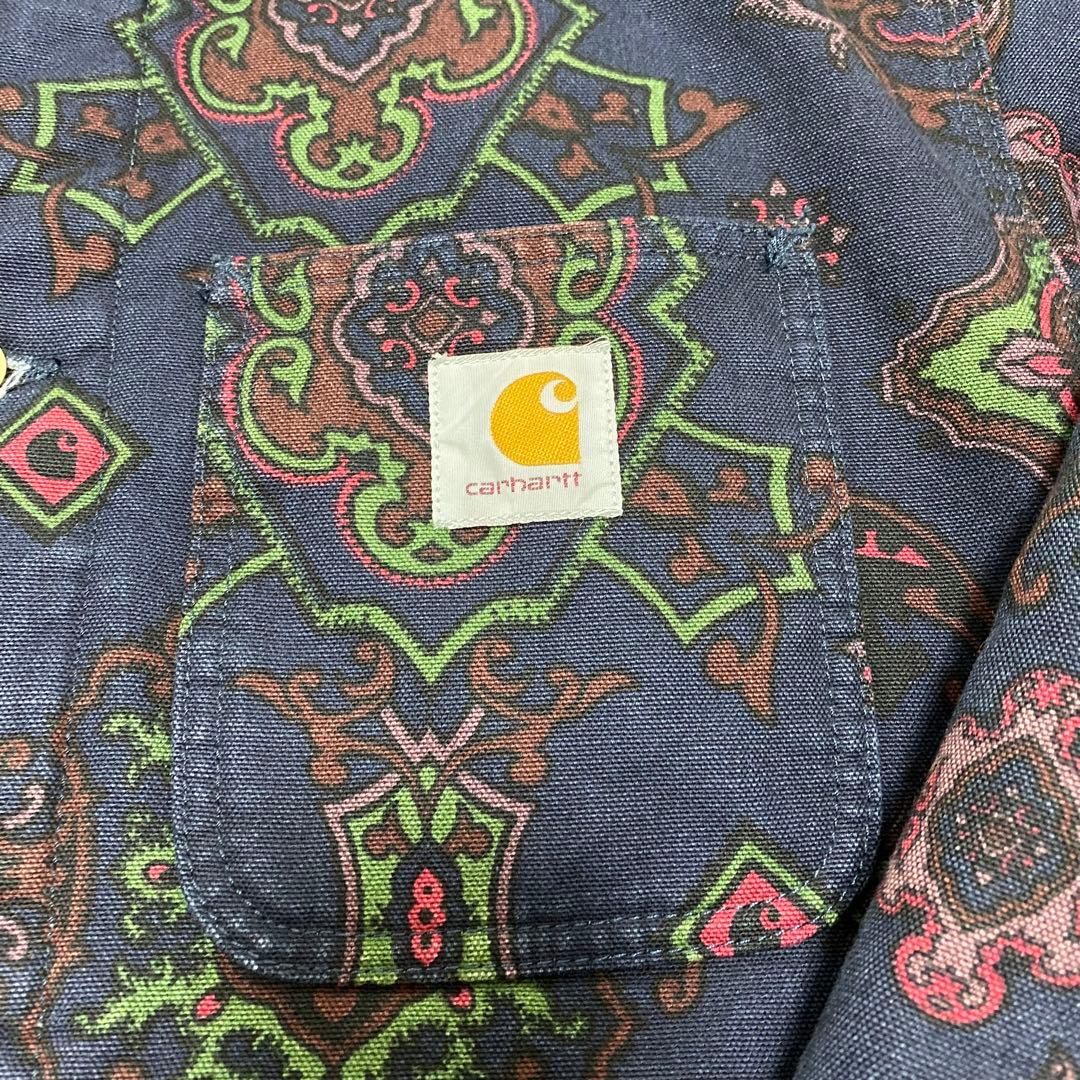 カーハート　ミシガンコート　ペイズリー 総柄　Lサイズ　チョアコート