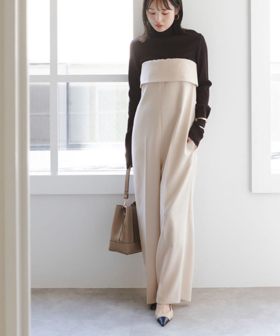 【2024／27500円】　Noble　トリコチンベアトップパンツ