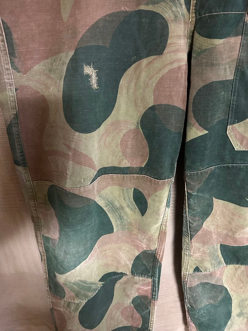 パンツ 50s Brushstroke Camouflage belgium army