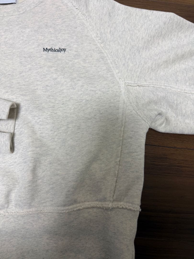 ADAM ET ROPE' アダムエロペ スリットリブスウェット