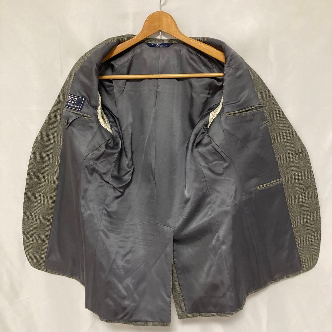 ポロバイラルフローレン スーツ セットアップ グレンチェック 2ボタン 90s