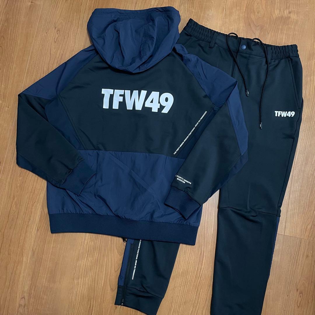 定価7.7万　TFW49 セットアップ　パーカー　パンツ　ネイビー　M ゴルフ