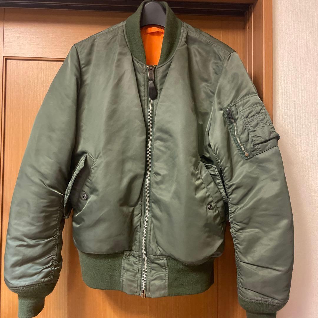 ALPHA INDUSTRIES MA-1 フライトジャケット M オリーブ