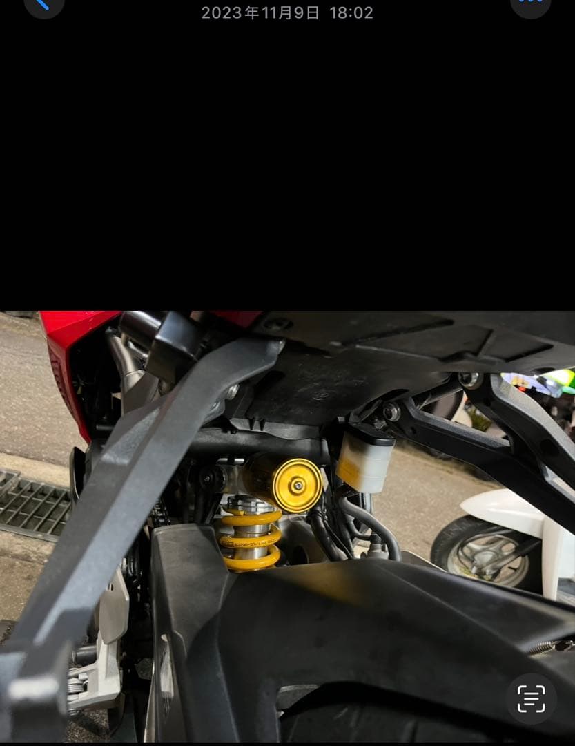 HONDA CBR250RR OHLINSサスペンション 豚腹