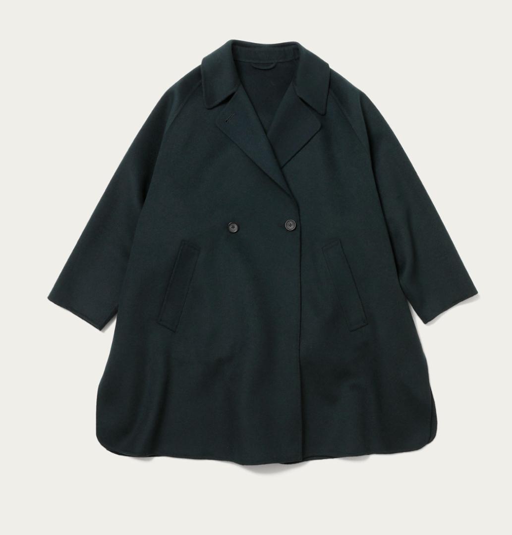 22aw Beauty & Youth リバー ポンチョ コート S Green