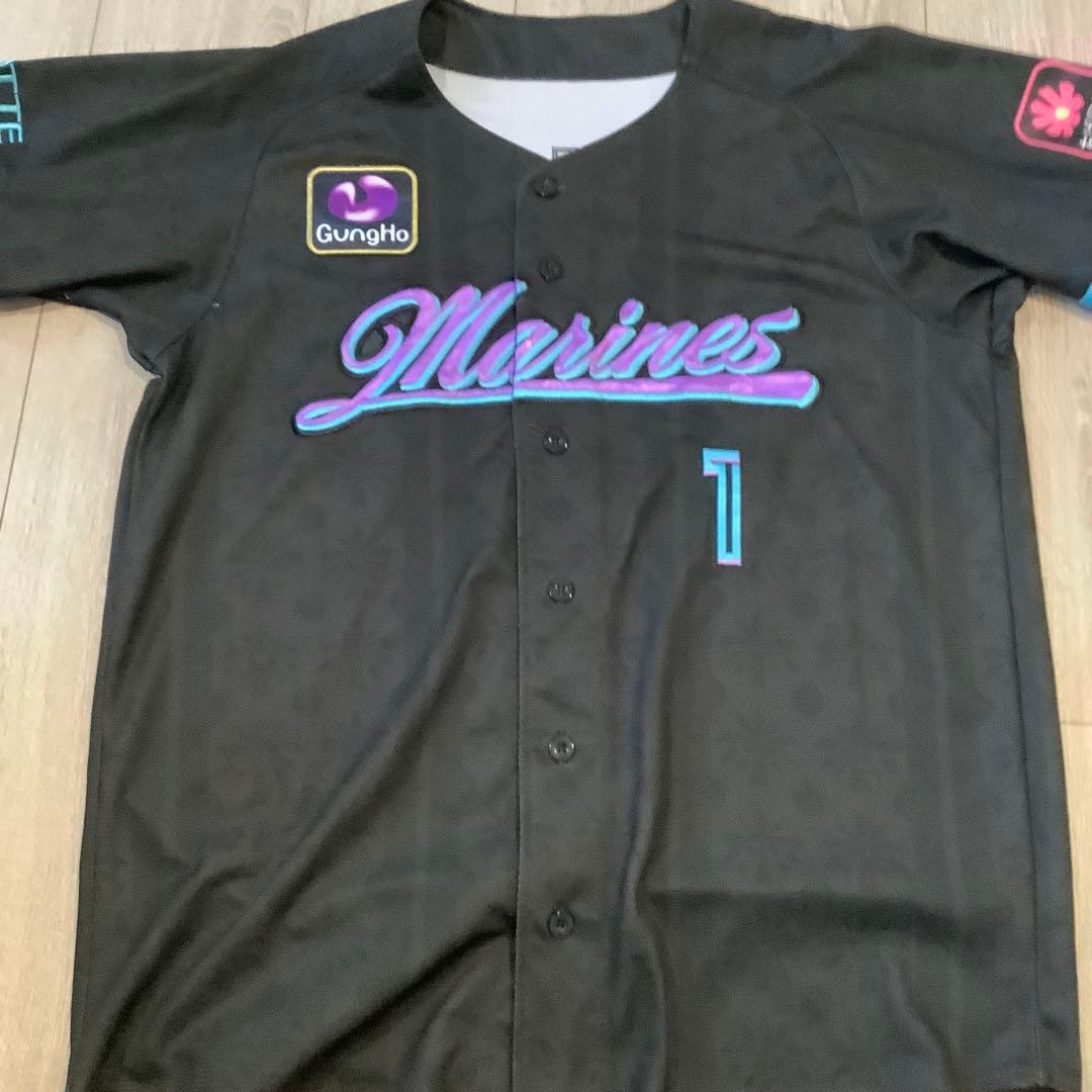 千葉ロッテマリーンズ　藤原恭大　ブラックサマーユニフォーム　Lサイズ