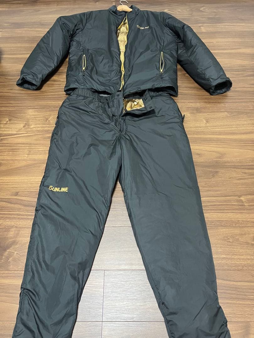 SUNLINE フィッシングスーツ(上下セット) ブラック