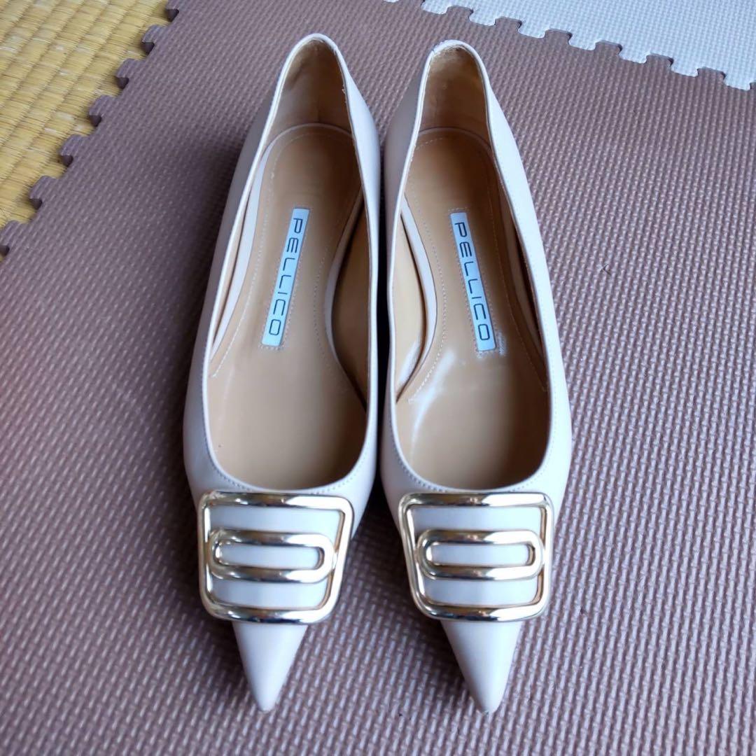 PELLICO CUORE デュエアネッリ パンプス　ベージュ　36