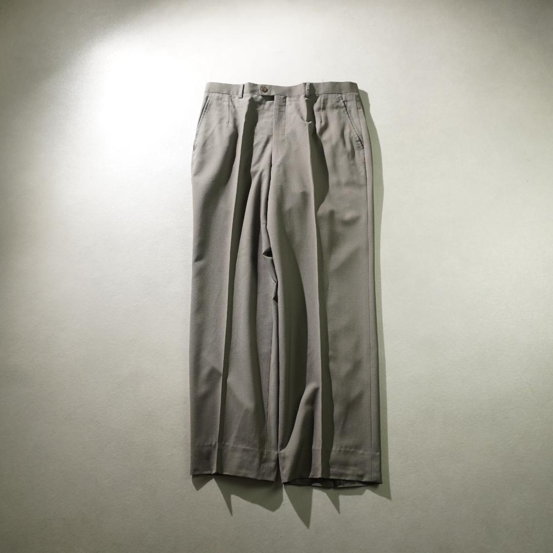 LANVIN ダブルセットアップスーツ フォーマル ビジネス カーキ/VW285