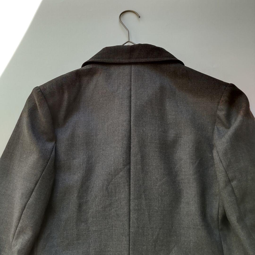 希少 Y's ワイズ 変形 テーラードジャケット グレー ウール １