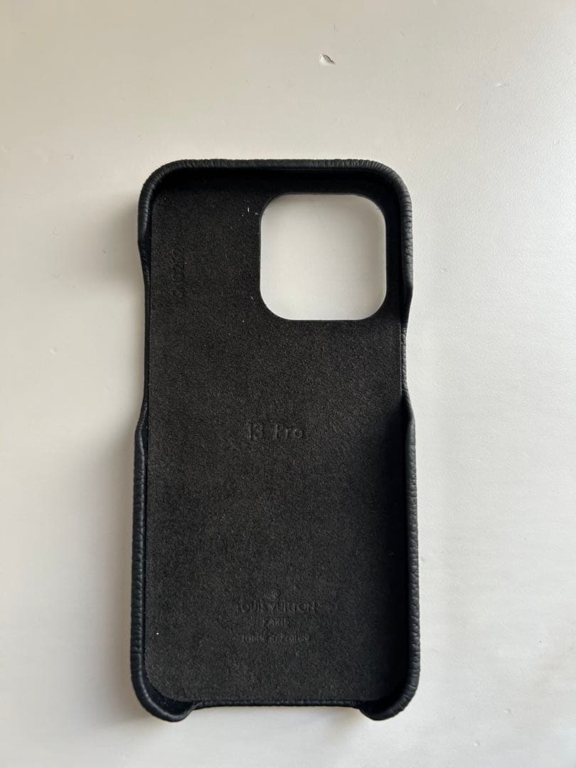 Louis Vuitton iPhoneケース ブラック/ブラウン