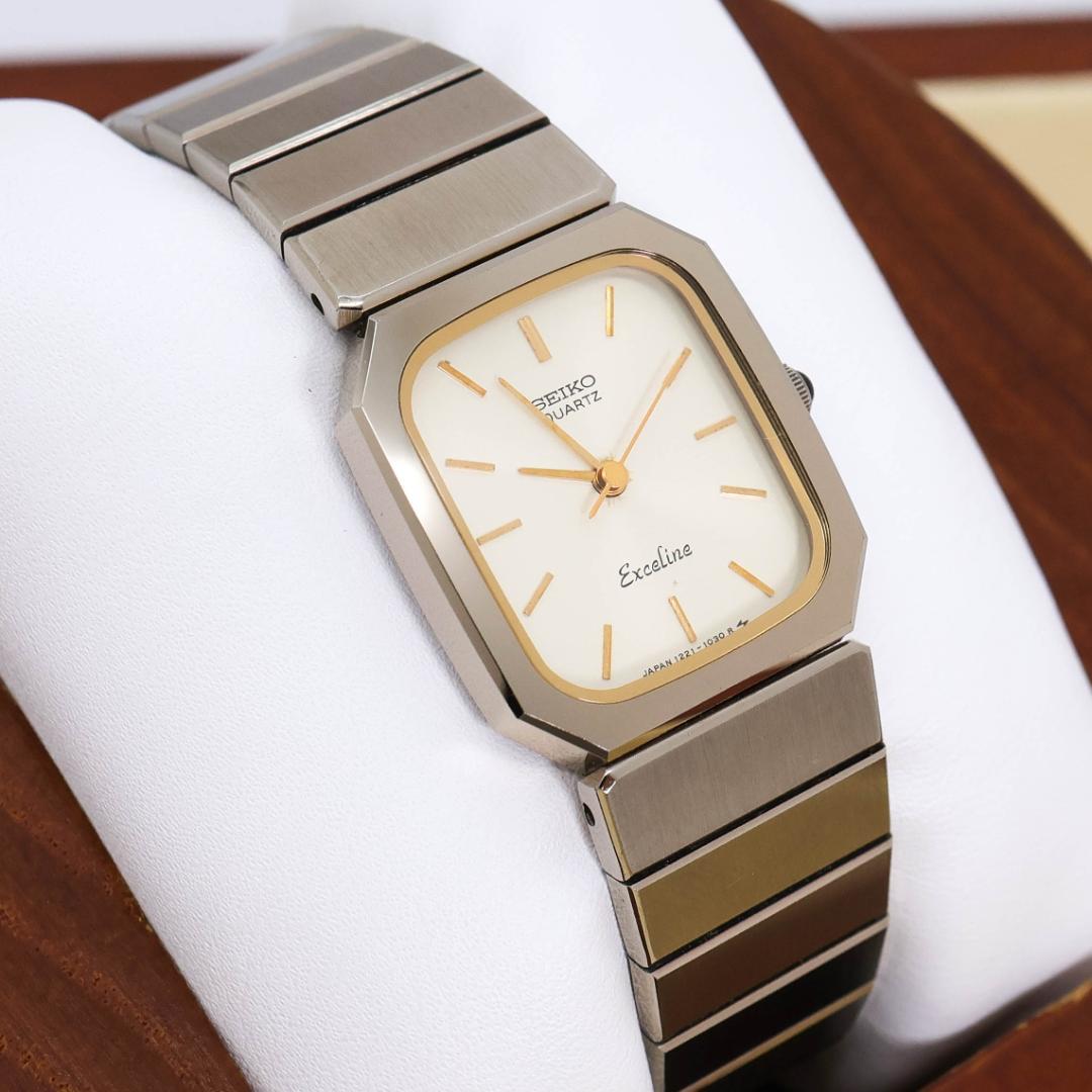 稼働 SEIKO EXCELINE 腕時計 タングステン レディース 2678