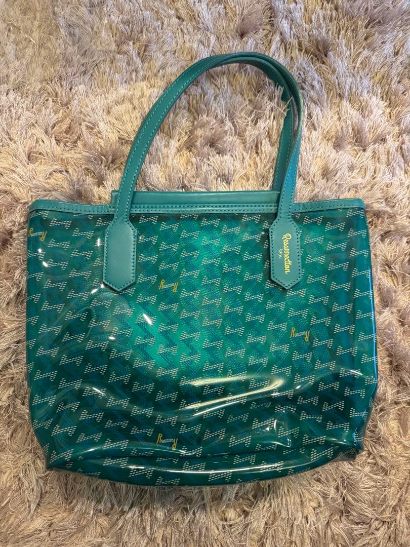 レザレクション　ロゴ入りトートバッグ 中型