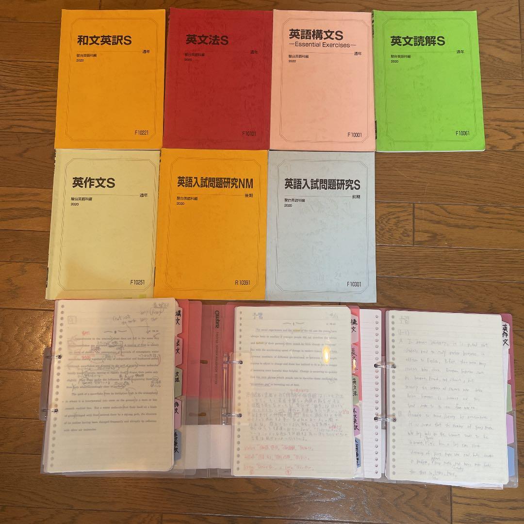 駿台予備校 高卒用テキスト 英語基幹テキスト7冊