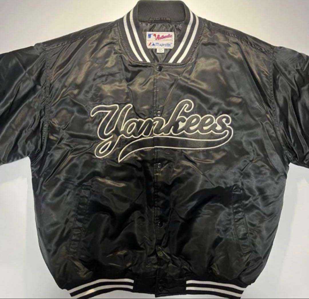 [ひまわり　] NYヤンキース majesticスタジャン 3XL