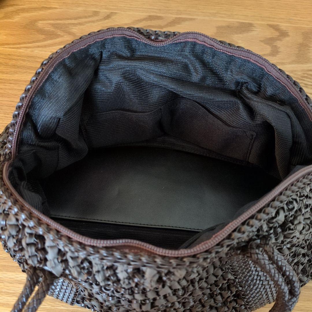 専用！ アンテプリマ 超美品 濃茶ワイヤーxリボンのハンドバッグ