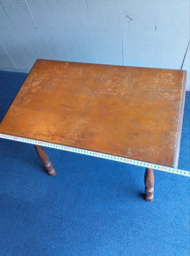 木製長方形テーブル　レトロ　ヴィンテージ