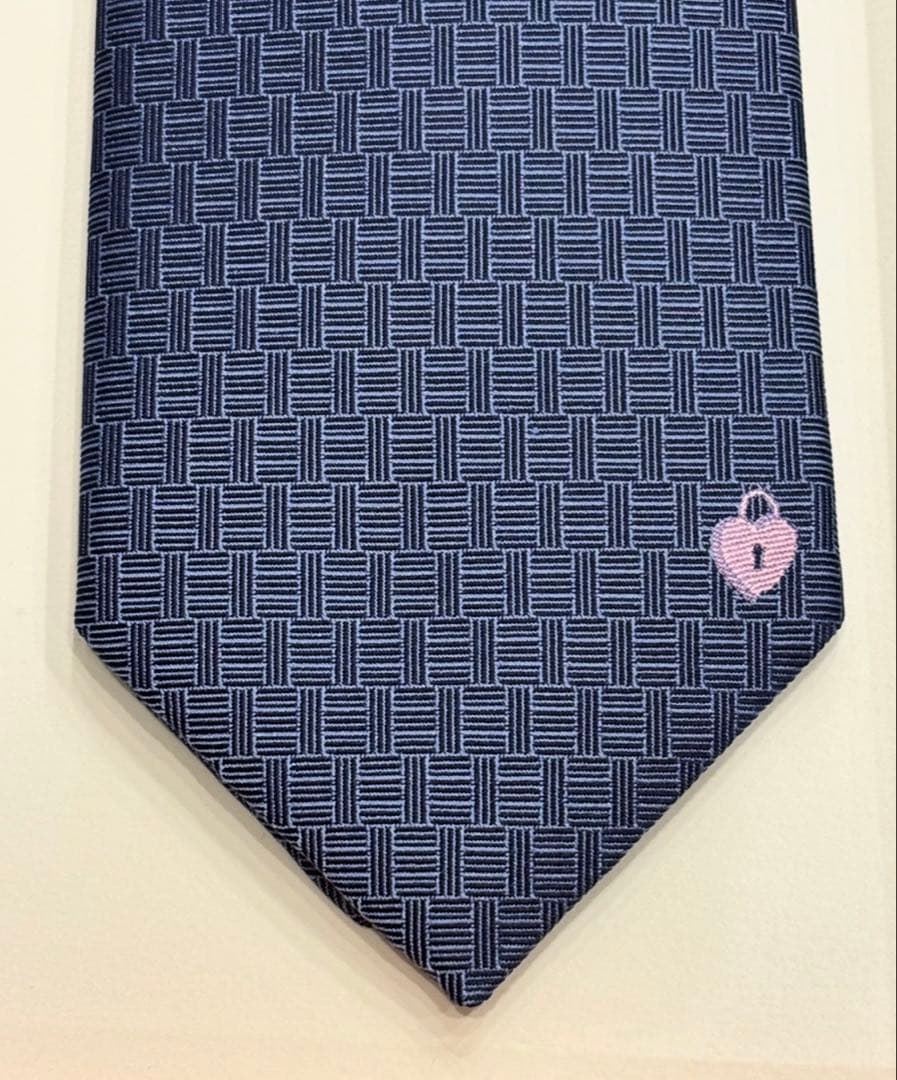 未使用品 HERMES シルクタイ ラ・クレ・デュ・ボヌール　339315T